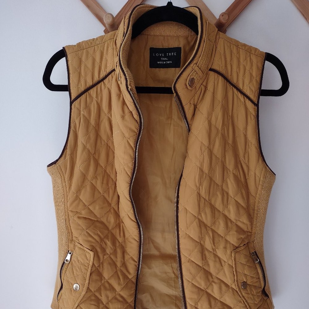 LoveTree Mustard Vest